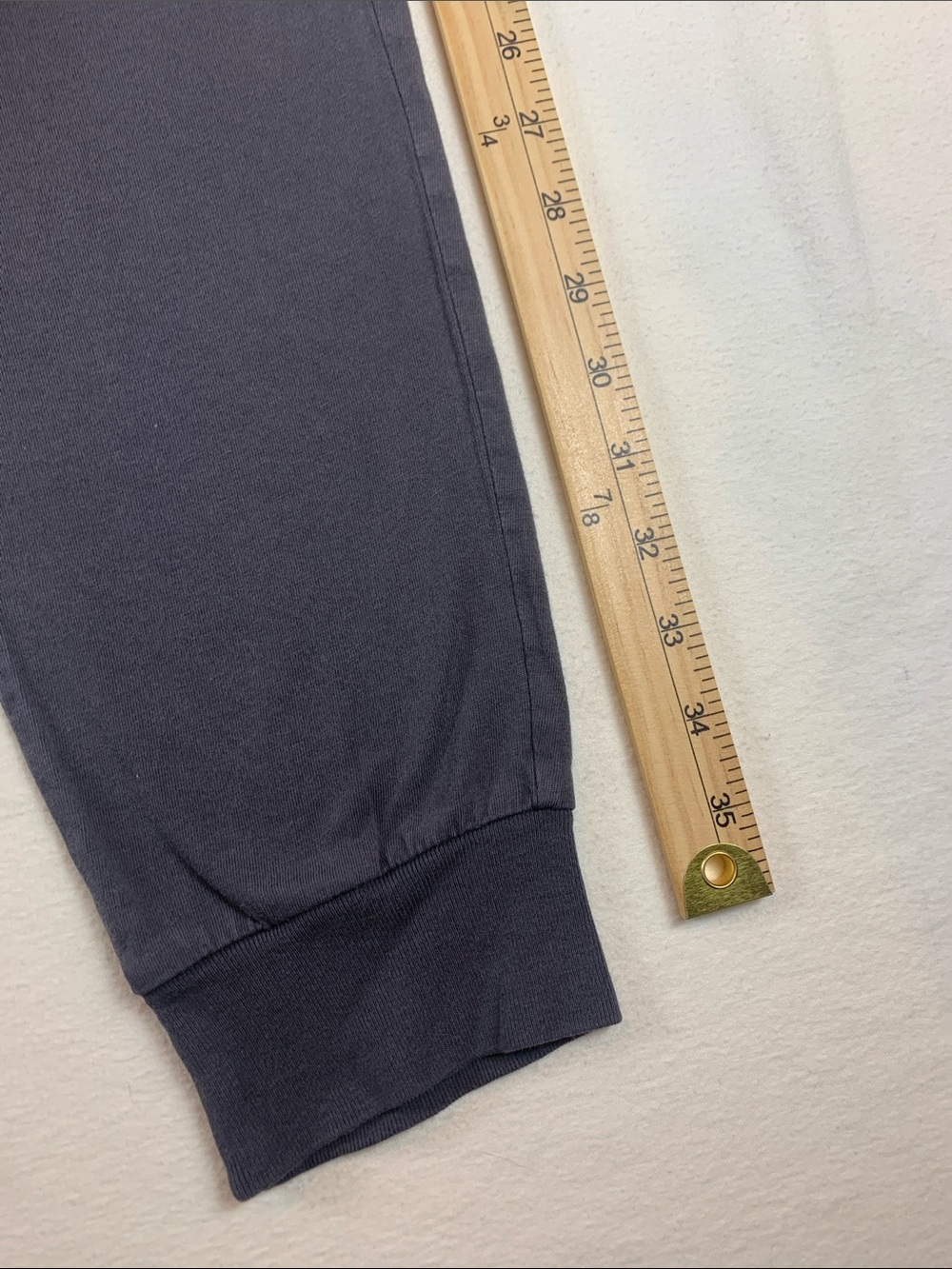 J Crew Factory Men’s Cotton Jogger Pajama Pants GUC Small Drawstring Waist Gray - Picture 10 of 15